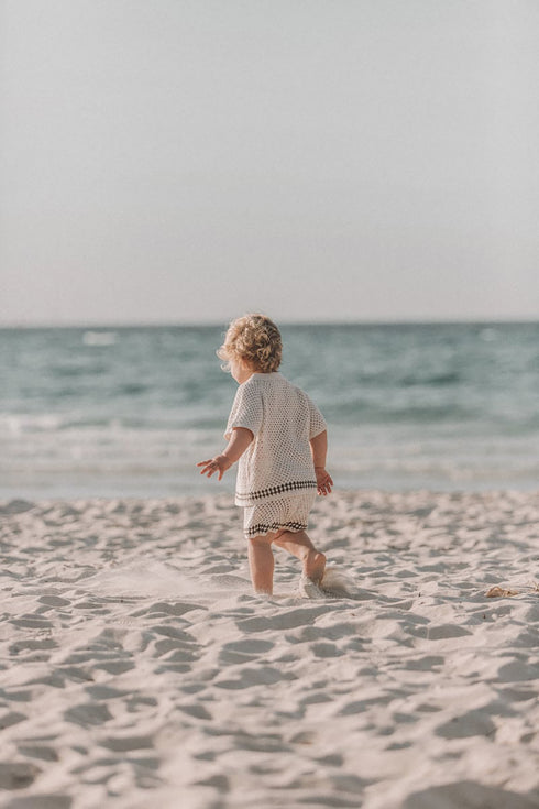 Grown / Hand Crochet Shirt - Coconut
