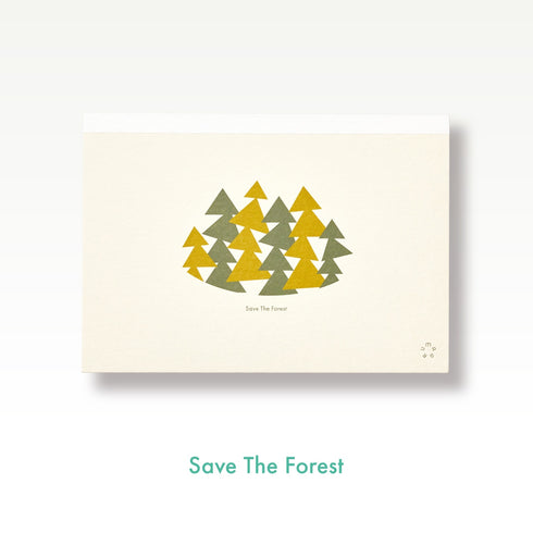 食べられなかったお米のノート サステナブルパッド  Save The Forest / B6