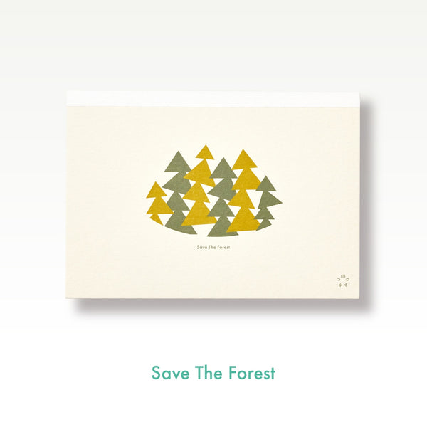 食べられなかったお米のノート サステナブルパッド  Save The Forest / B6