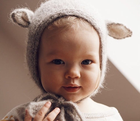 GANG OF KIDS / Fairy Hat Alpaca & Silk_Light Gray(2-4y)