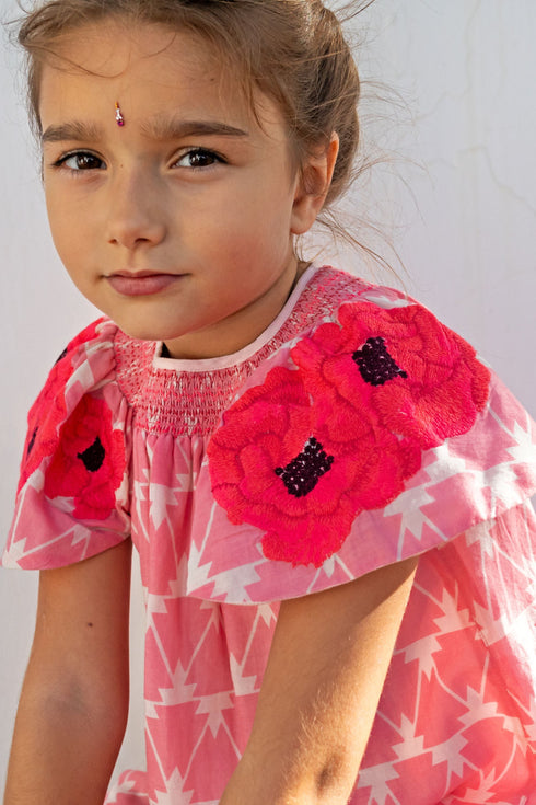 Bachaā / Mabel Dress _ Boho print (2-3y,4-5y)