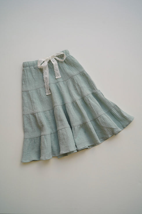 House of Paloma / Sophia Skirt_Ciel Linen(2y,3y,4y,5y,6y)