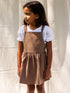 ILLOURA THE LABEL / Anouk Pinafore_Chocolate(2y,3y,4y)