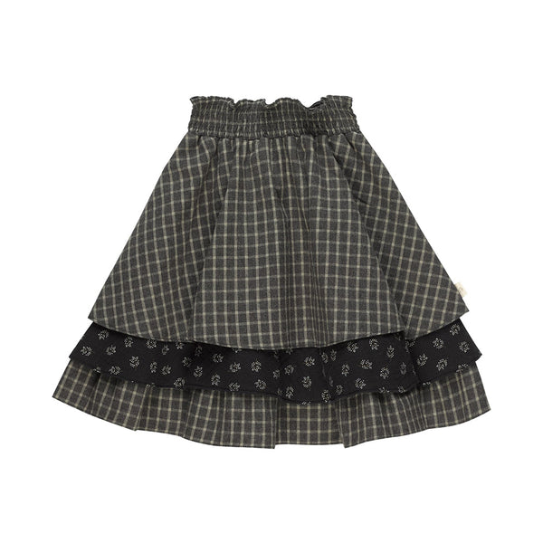 lilinoa / Skirt SUZIE _ green checks(2-3y,3-4y,5-6y)