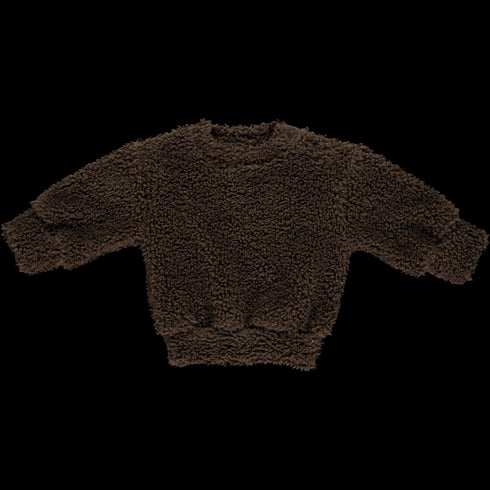 poudre organic/CASSANDRE FAUX FUR SWEATSHIRT Carafe(2y,3y)