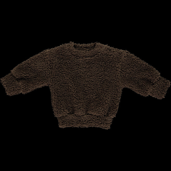 poudre organic/CASSANDRE FAUX FUR SWEATSHIRT Carafe(2y,3y)