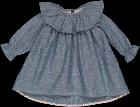 LOIR paris/Robe MARY denim(2y,3y,4y,6y)
