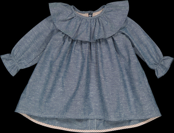 LOIR paris/Robe MARY denim(2y,3y,4y,6y)