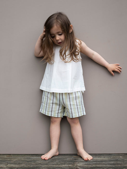 serendipity ORGANICS / Pleat Top offwhite (2y,3y,4y,5y)