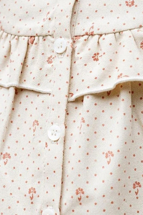 marsou / Robe PICCA(2y,3y,4y)_Caramel Dots