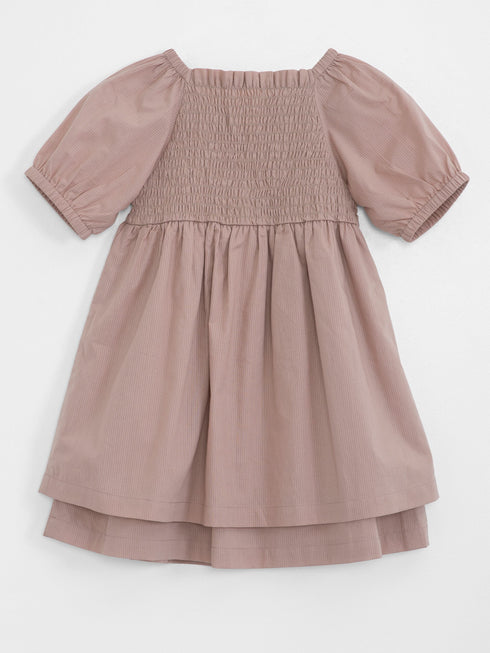serendipity ORGANICS / Smock Dress Almond (3y,4y,5y)