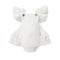 ASTER & OAK / White Muslin Ruffle Playsuit_White(1y,2y)
