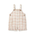 ASTER & OAK / Taupe Gingham Overalls