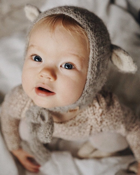 GANG OF KIDS / Fairy Hat Alpaca & Silk_Light Gray(2-4y)