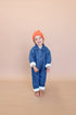 Grown / Quilted Hemp Denim Boiler Suit - Denim(2,3,4)