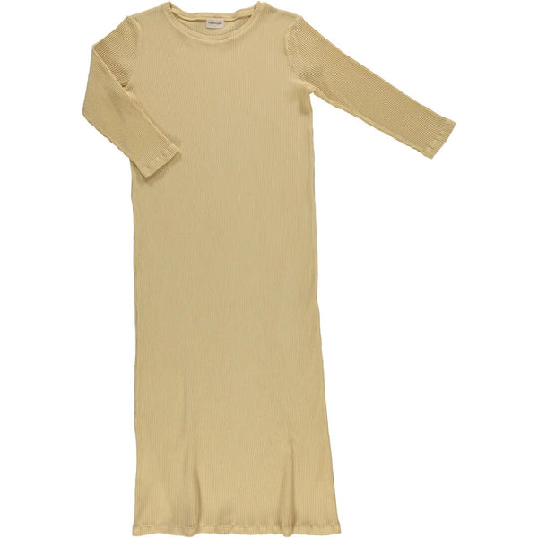 poudre organic /ORCHIDEE KIDS RIBBED DRESS_Sahara Sun(6y,8y)