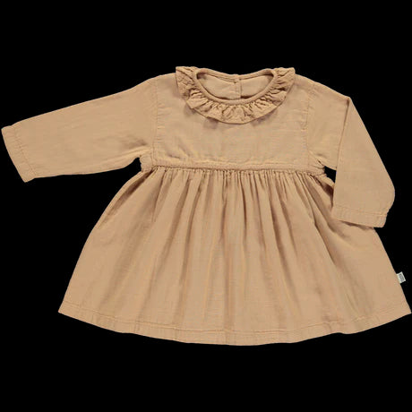 poudre organic /CAMPANULE DRESS_Indian Tan(3y,4y)
