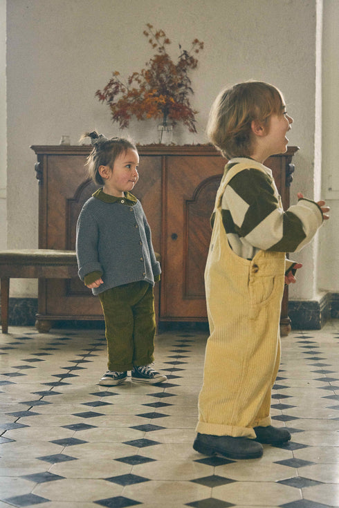 poudre organic /QUETSCHE CORDUROY OVERALLS_Sahara Sun(2y,3y,4y)