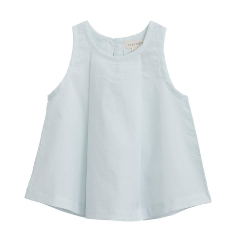 serendipity ORGANICS / Pleat Top Misty Blue(2y,3y,4y,5y)
