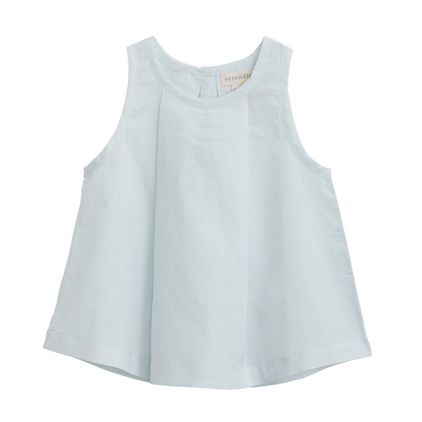 serendipity ORGANICS / Pleat Top Misty Blue(2y,3y,4y,5y)
