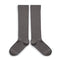 Collegien / La Haute Ribbed Knee-high Socks - Gris Galet