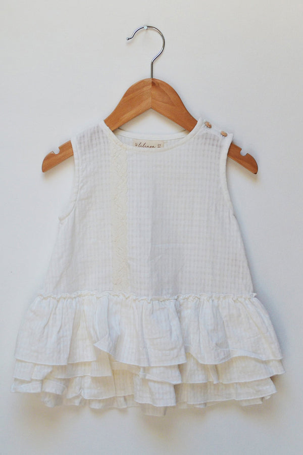 lilinoa/Tunic Margot_cream voile(18-24m,2-3y,3-4y,5-6y)
