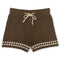 Grown / Hand Crochet Shorts - Mud (1,2,3,4)