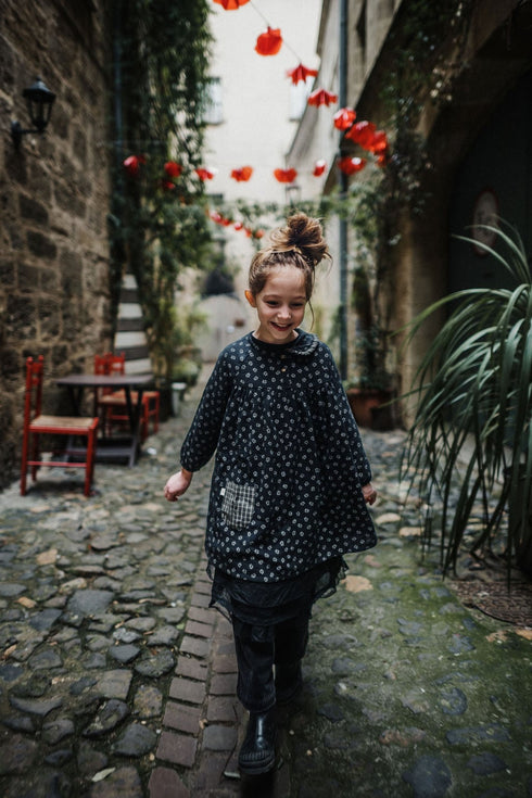 lilinoa / dress NAEL _ flowers(2-3y,3-4y,5-6y)