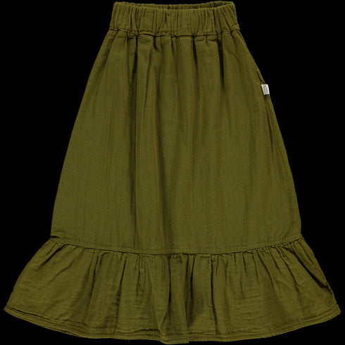 poudre organic /NEMESIE SKIRT_Fir Green(4y,6y,8y)