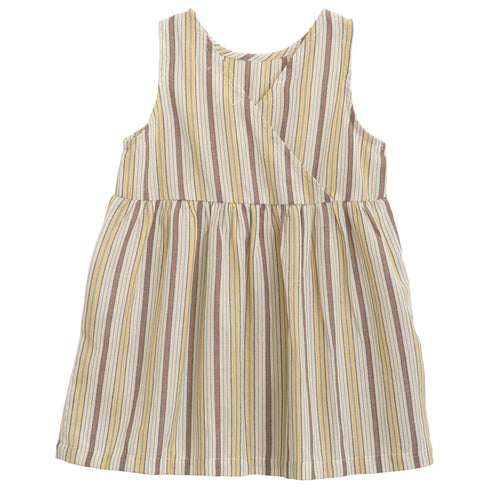 serendipity ORGANICS / Peasant Dress Misty Stripes (3y,4y,5y)