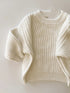 OAT / Powder Chunky Knit Playsuit (1-2y)