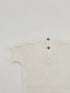 OAT / Powder Ribbed Knit Tee Playsuit (1-2y,2-3y)