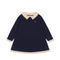 Konges Sloejd / VENTON KNIT DRESS GOTS_NAVY(18m,2y,3y,4y)