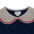Konges Sloejd / MAXIME KNIT COLLAR BLOUSE_NAVY PEONY(18m,2y,3y,4y)