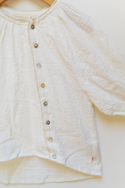 lilinoa / Top MAUD _ cream voile(2-3y,3-4y,5-6y)