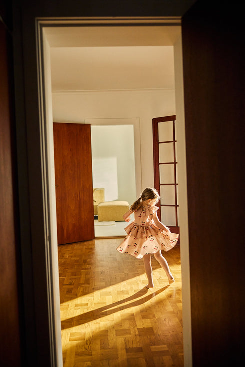 Konges Sloejd / LUNELLA DRESS_MA GRANDE CERISE BLUSH(18M,2y,3y,4y)