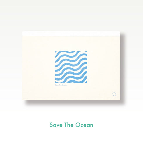 食べられなかったお米のノート サステナブルパッド Save The Ocean / B6