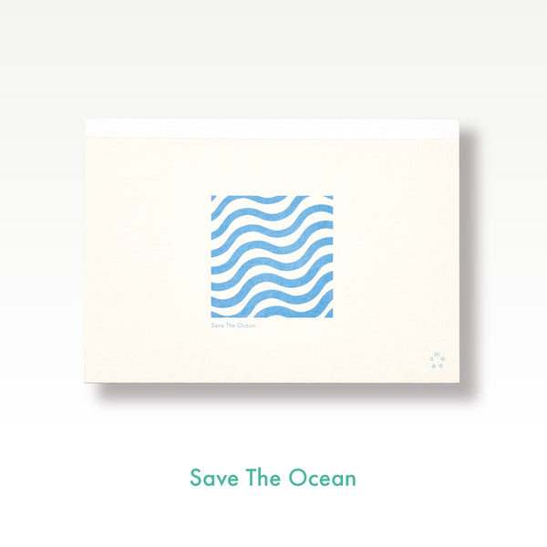 食べられなかったお米のノート サステナブルパッド Save The Ocean / B6