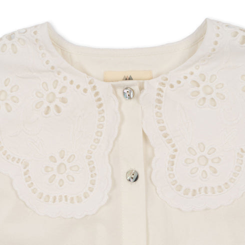Konges Sloejd / RILO COLLAR SHIRT_OPTIC WHITE(18m,2y,3y,4y)