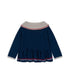 Konges Sloejd / MAXIME KNIT COLLAR BLOUSE_NAVY PEONY(18m,2y,3y,4y)