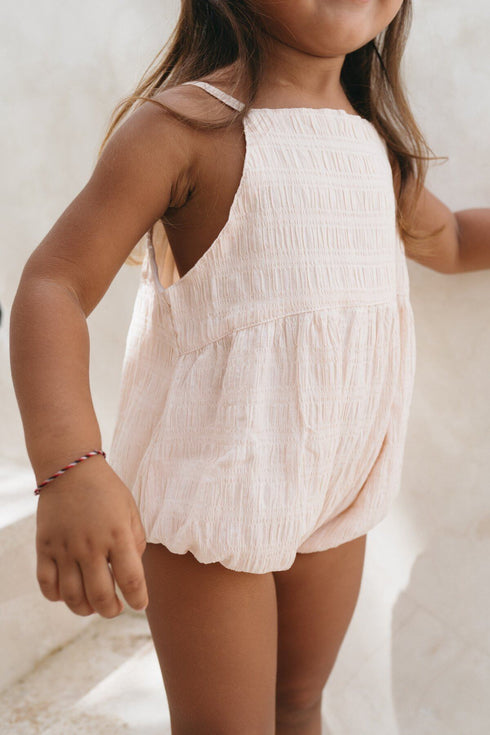 ILLOURA THE LABEL / Field Romper | Apricot(4y,5y)