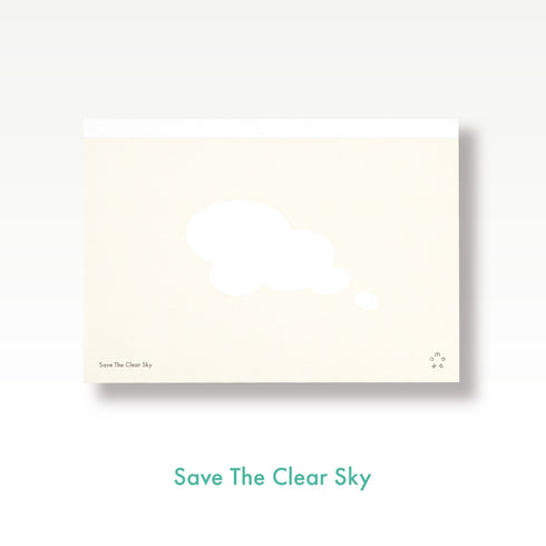 食べられなかったお米のノート サステナブルパッド Save The Clear Sky / B6