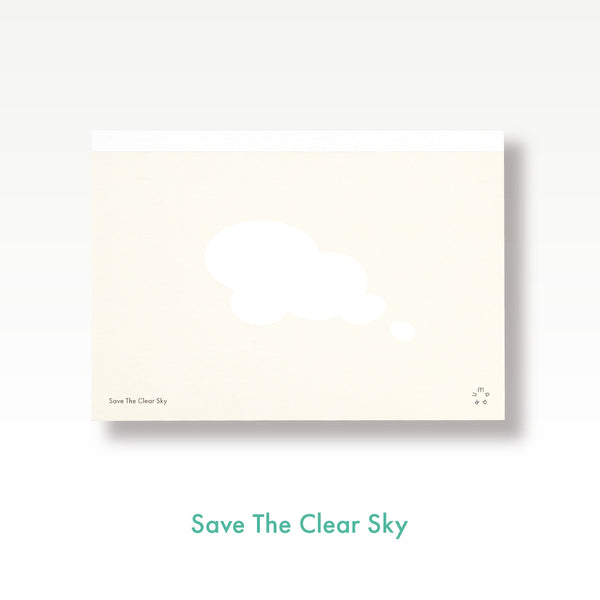 食べられなかったお米のノート サステナブルパッド Save The Clear Sky / B6