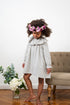 LOIR paris/Robe MARY carreaux milk(2y,3y,4y,6y)