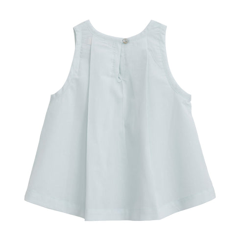 serendipity ORGANICS / Pleat Top Misty Blue(2y,3y,4y,5y)