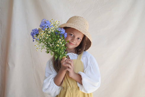 House of Paloma / Anais Playsuit _Saffron (2y,3y,4y)