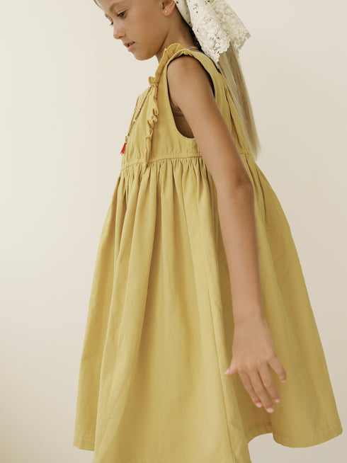 Yoli&Otis / PENELOPE DRESS | PARSNIP(4y、6y、8y)