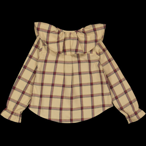 LOIR paris/Chemise BERTHE_tartan vanille(4y,6y)