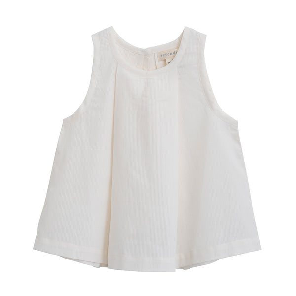serendipity ORGANICS / Pleat Top offwhite (2y,3y,4y,5y)
