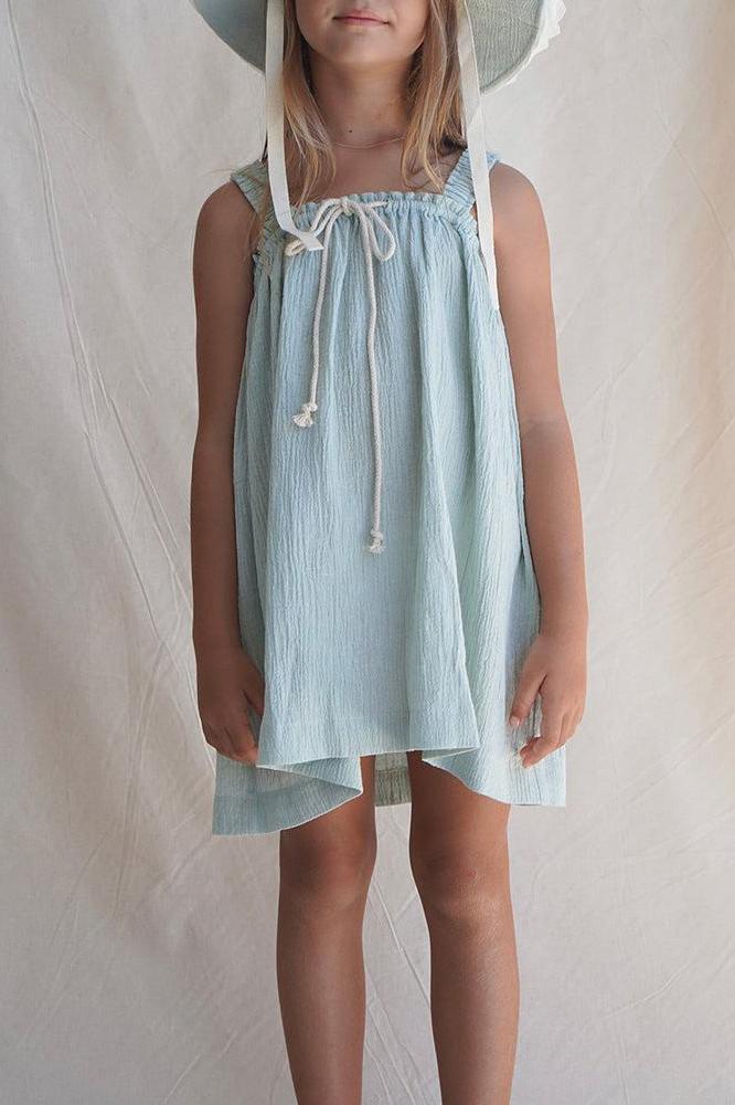House of Paloma /Daphne Dress_Ciel Linen(2y,3y,4y,5y,6y)